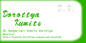 dorottya kumits business card